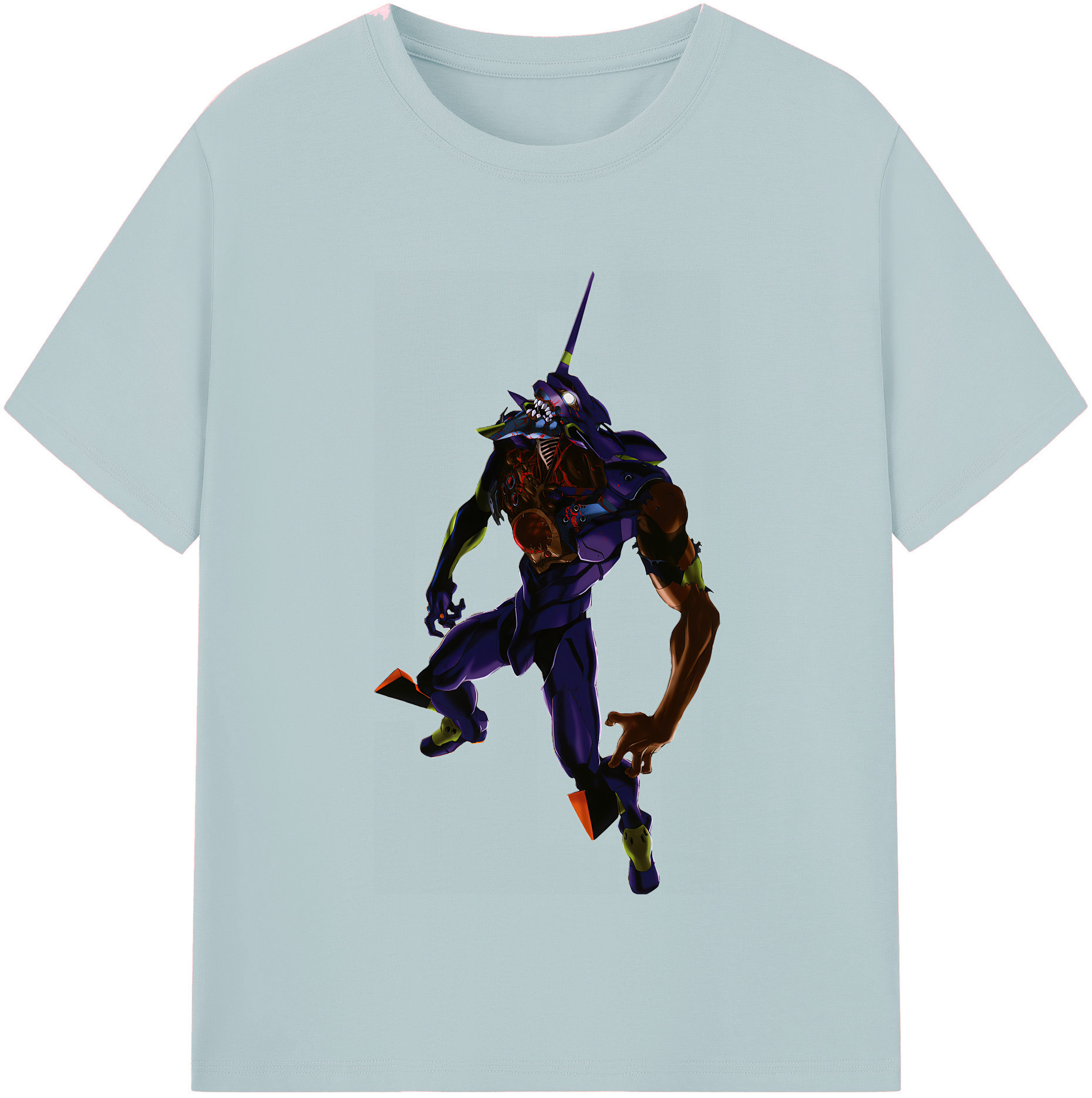（画像用） EVA 新世紀エヴァンゲリオン 綿100％半袖Tシャツ（フロントプリント）